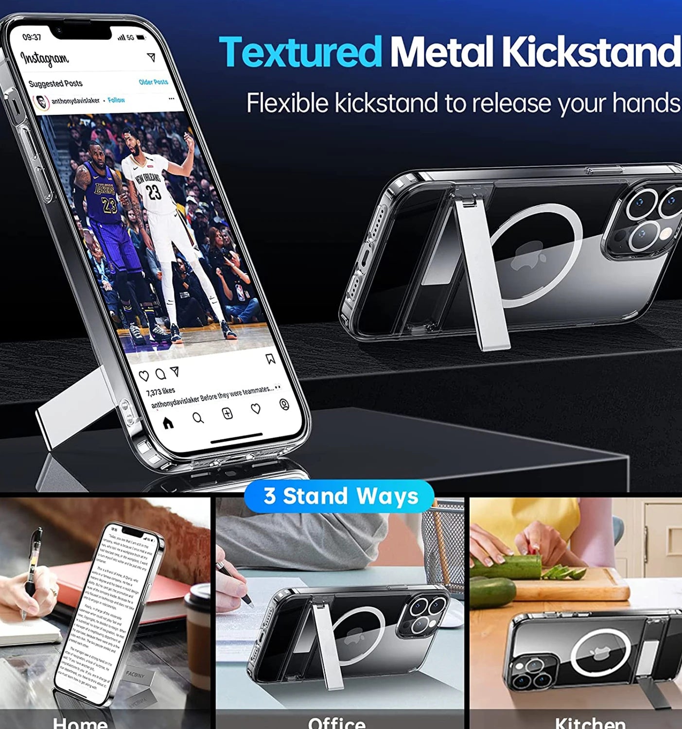 Stand Clear Magnetic Phone Case