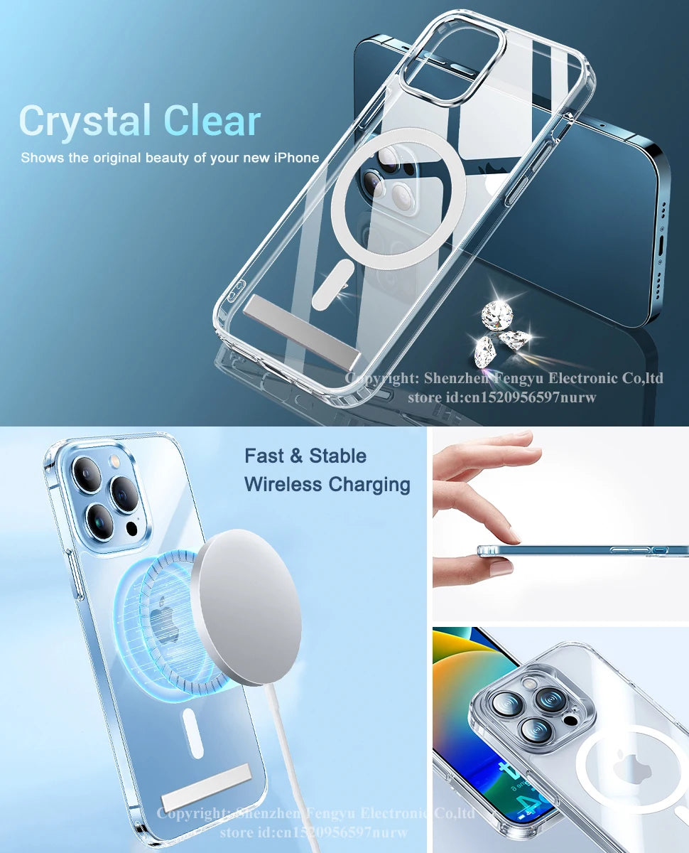 Stand Clear Magnetic Phone Case