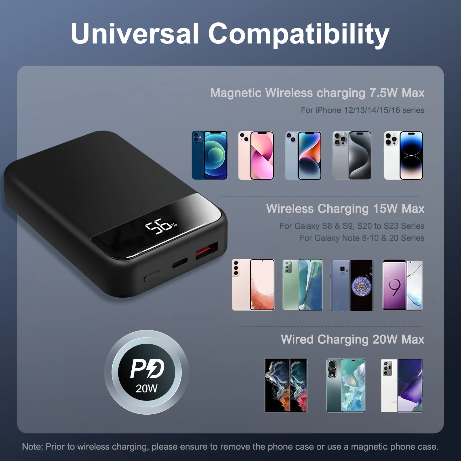 Magnetic Wireless Power Bank — 10,000mAh