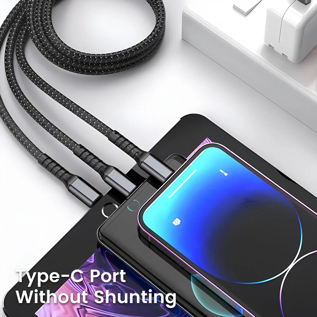 3-in-1 100W Fast Charging Cable
