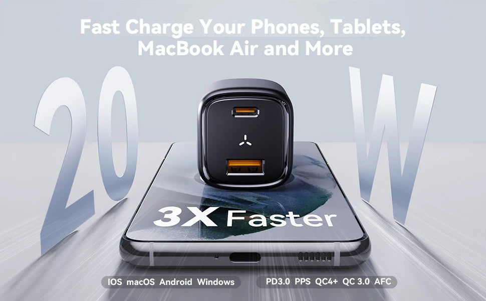 20W USB-C Fast Charging Wall Charger