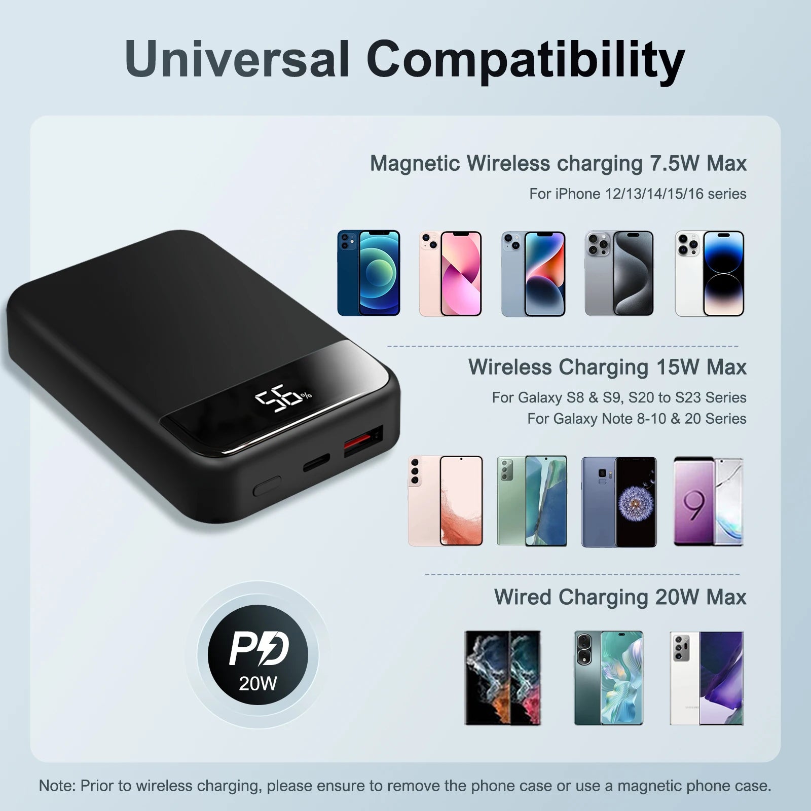 Magnetic Wireless Power Bank — 10,000mAh