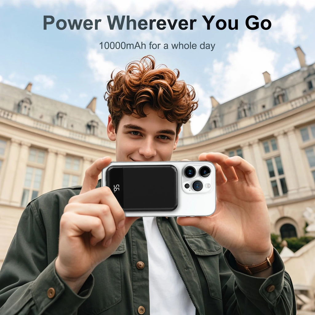 Magnetic Wireless Power Bank — 10,000mAh