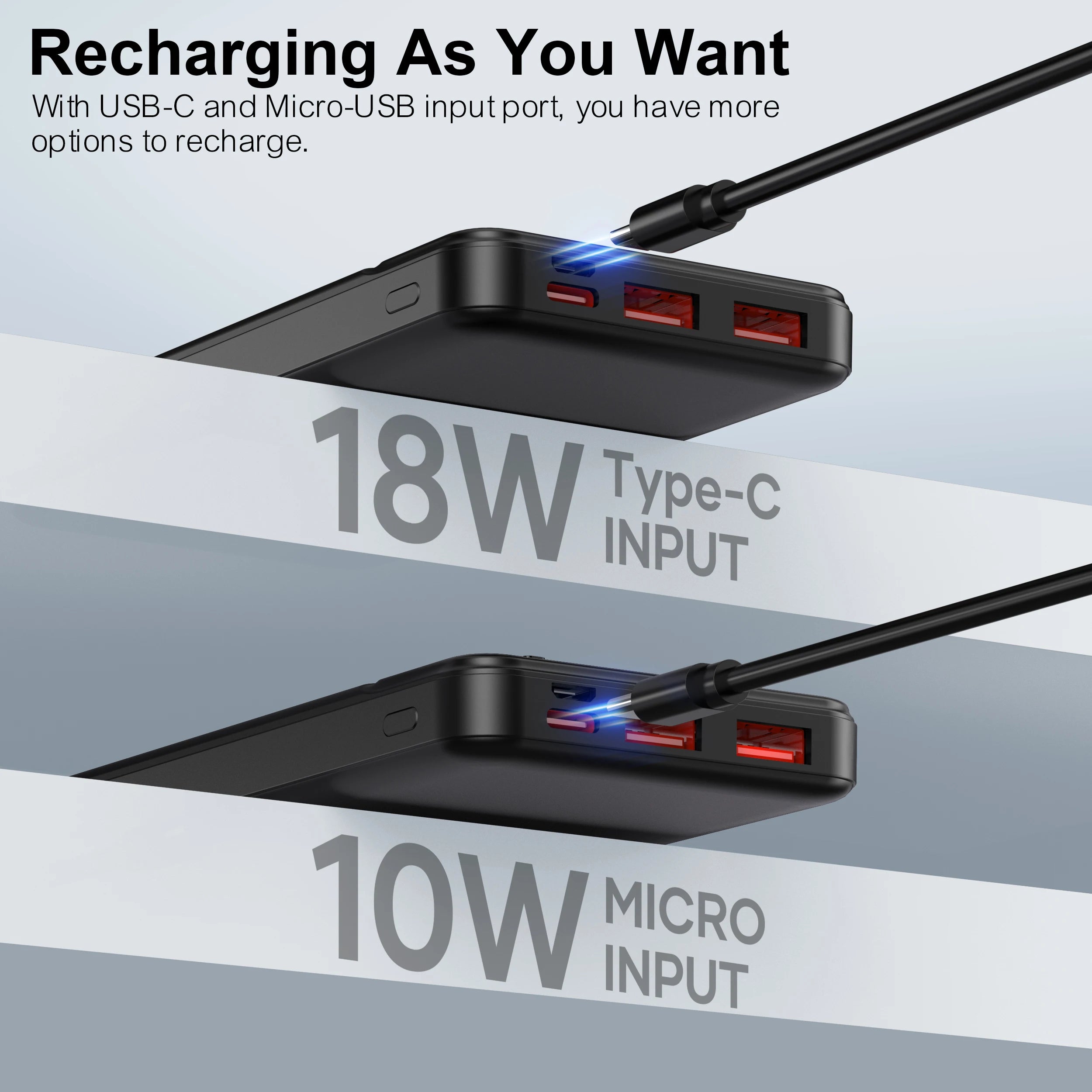 Portable Charger Power Bank 10000mAh