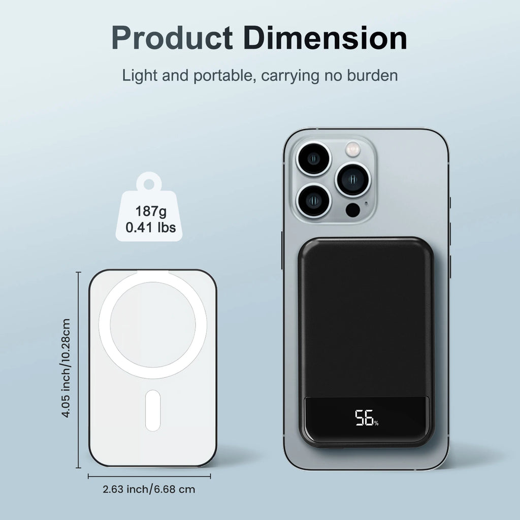 Magnetic Wireless Power Bank — 10,000mAh