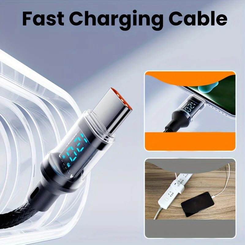 120W USB to Type C Cable