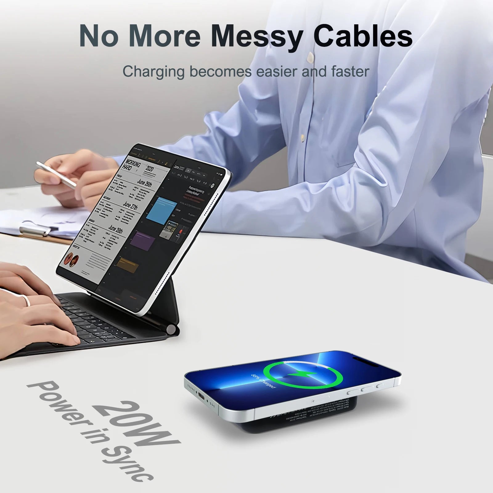 Magnetic Wireless Power Bank — 10,000mAh